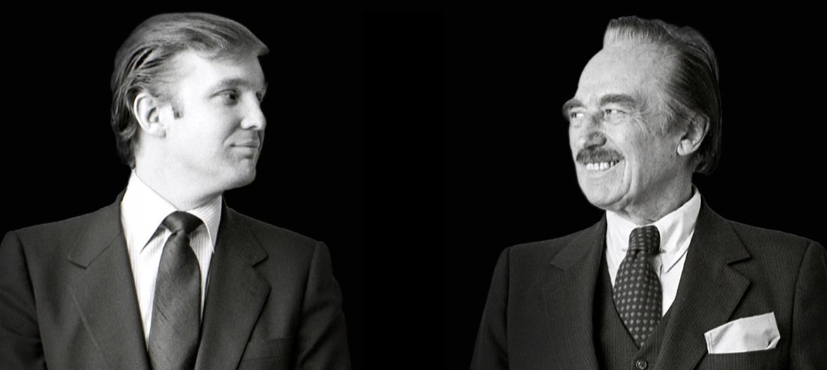 Donald Trump (links) mit seinem Vater Fred C. Trump (Copyright: A+E Networks)